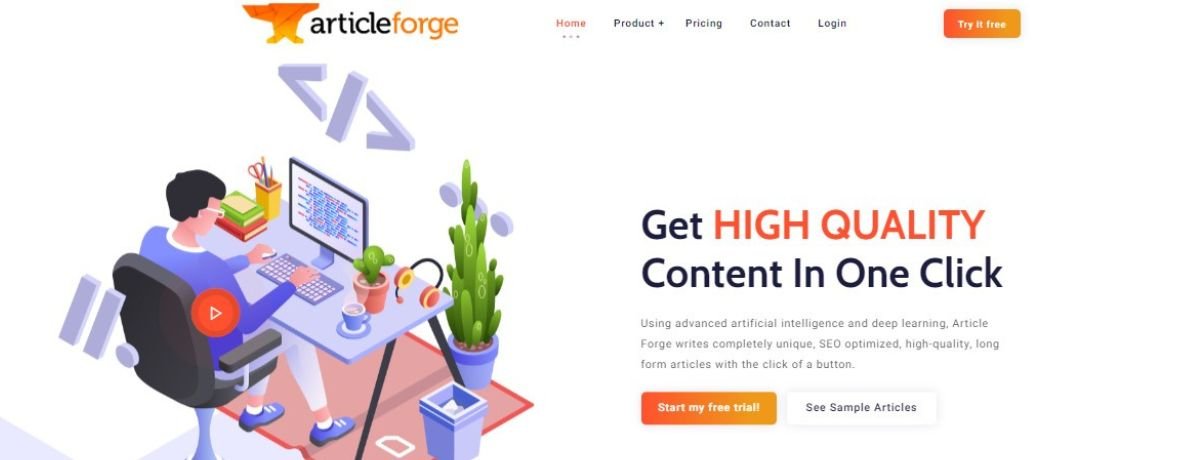 Article Forge Review: The Best AI Writing Software - Blogging Struggles