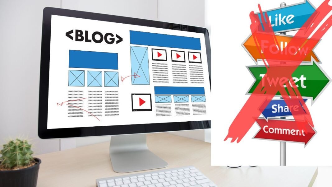 blogging without social media